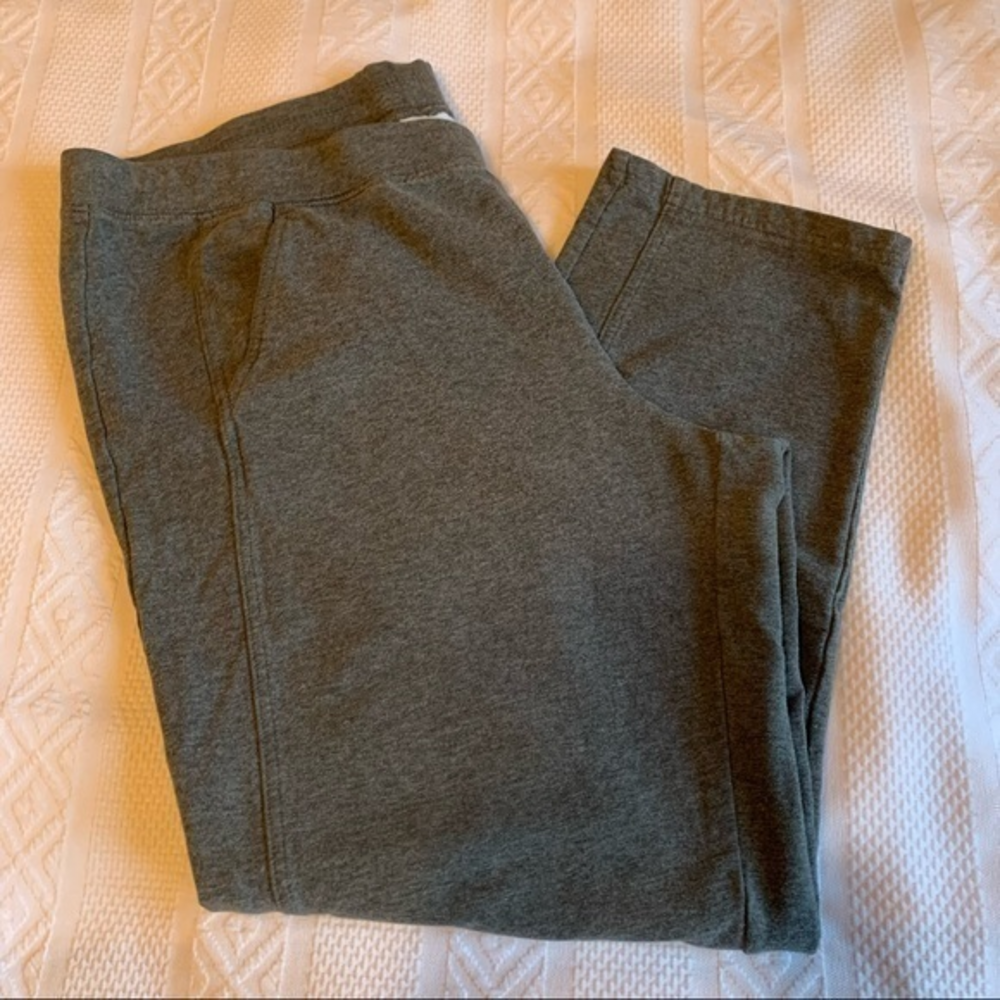d‎ & co Active Heathered Gray Pull on Pants Size LP